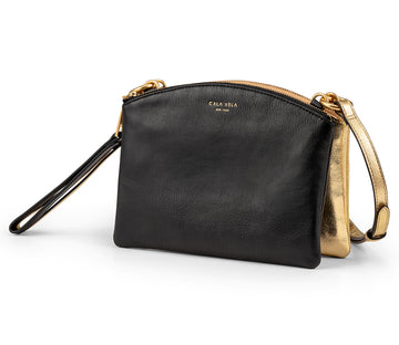 SUNRISE DOUBLE POUCH X BODY - NIGHT + GOLD STAR - CALA VELA
