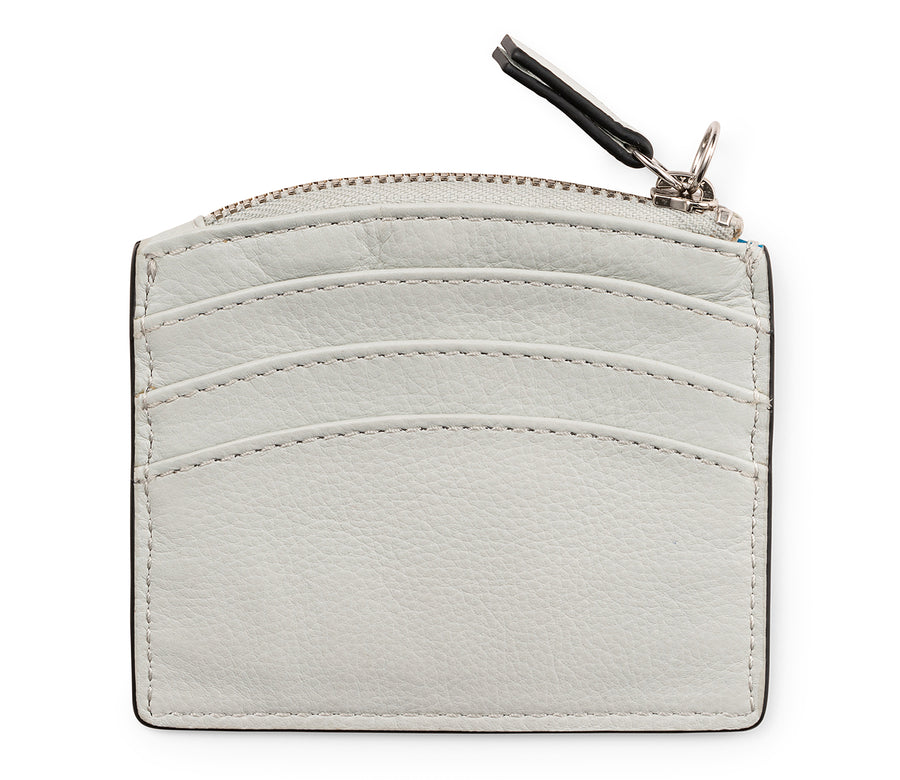 SUNRISE ZIP CARD HOLDER - CLOUD & SILVER MOON - CALA VELA