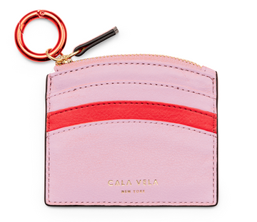 SUNRISE ZIP CARD HOLDER - FLAMINGO - CALA VELA