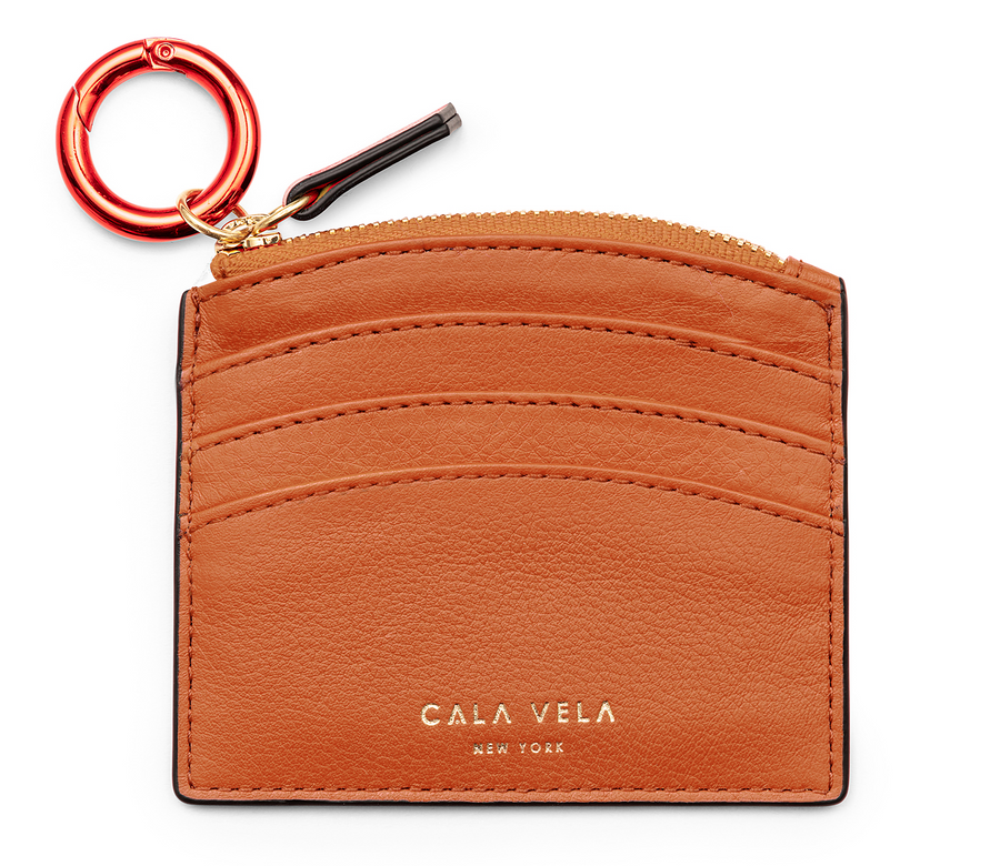 SUNRISE ZIP CARD HOLDER -SAND - CALA VELA
