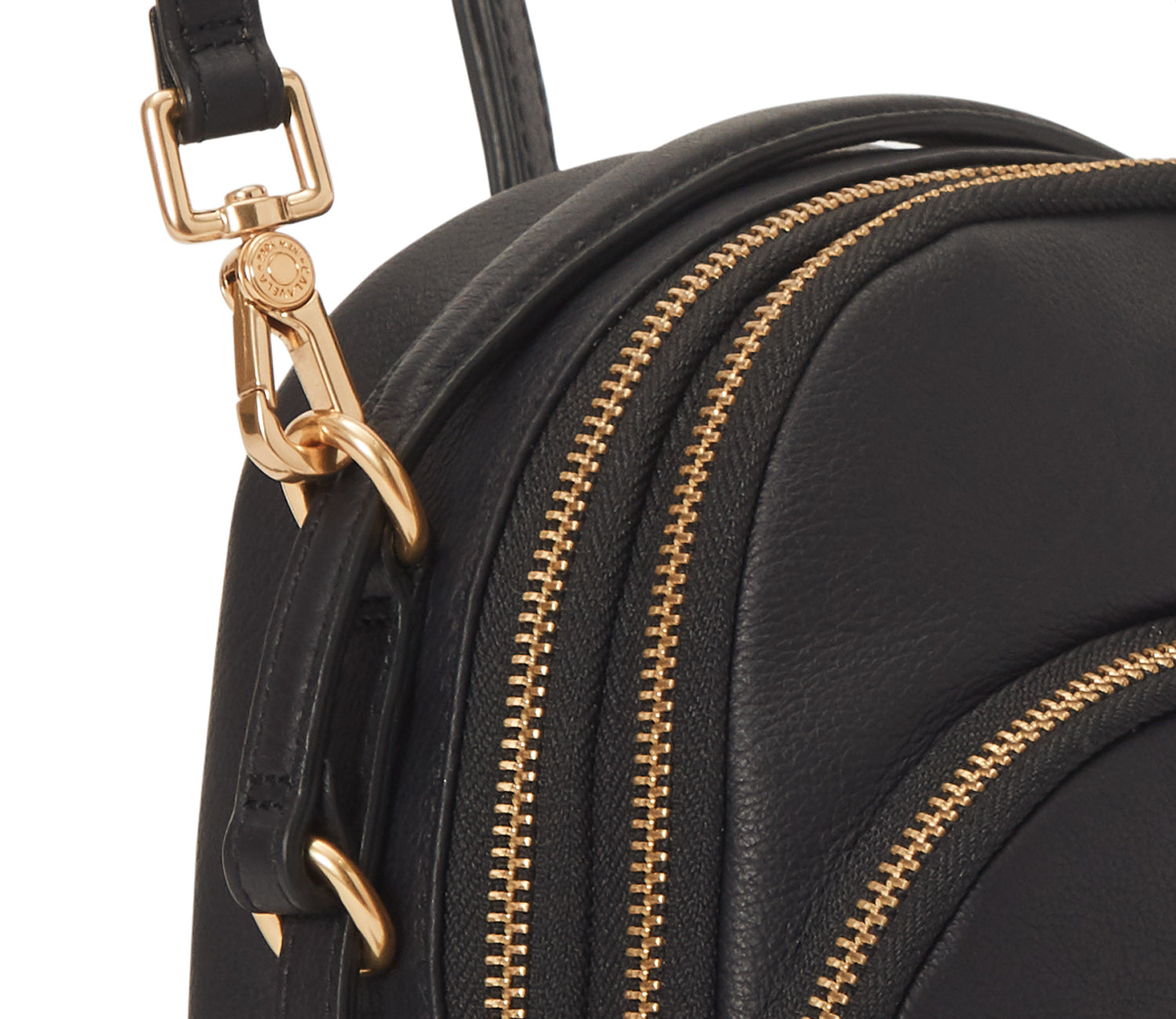 Cala Vela Red Sunrise Bag Leather Multi Zip Mini Convertible Backpack color Sun SMSunrisebag_Flamingo_4480x.  main image 2